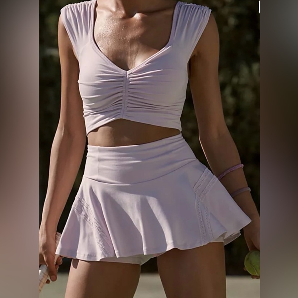 Free People Movement Pleats And Thank You Skort Sz Small